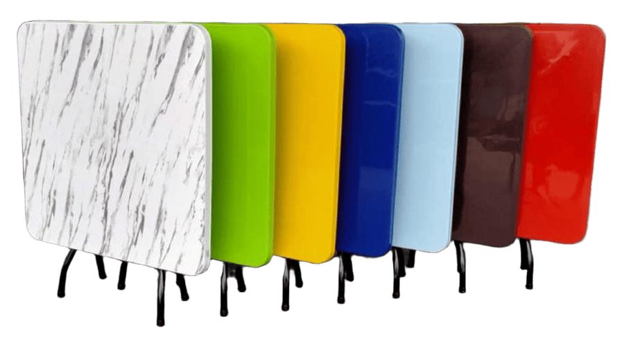 Stackable Plastic Dining Chair Selesa M158 Black