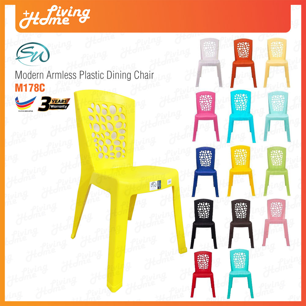 Modern Armless Plastic Chair Selesa M178E Modern Armless Plastic Chair Selesa M178E
